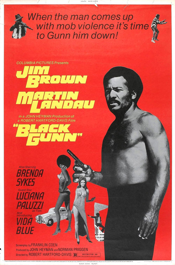 Black Gunn (1972) – Action Crime Thriller Poster | Retro Movie Art Movie Poster | Film Wall Art Print