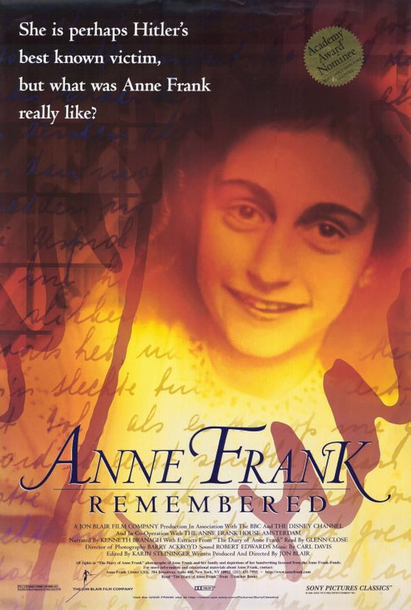 Anne Frank Remembered (1995) – Documentary Biography War Movie Movie Poster | Film Wall Art Print