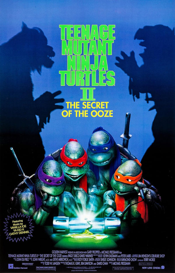 Teenage Mutant Ninja Turtles II: The Secret of the Ooze Movie Poster Movie Poster | Film Wall Art Print
