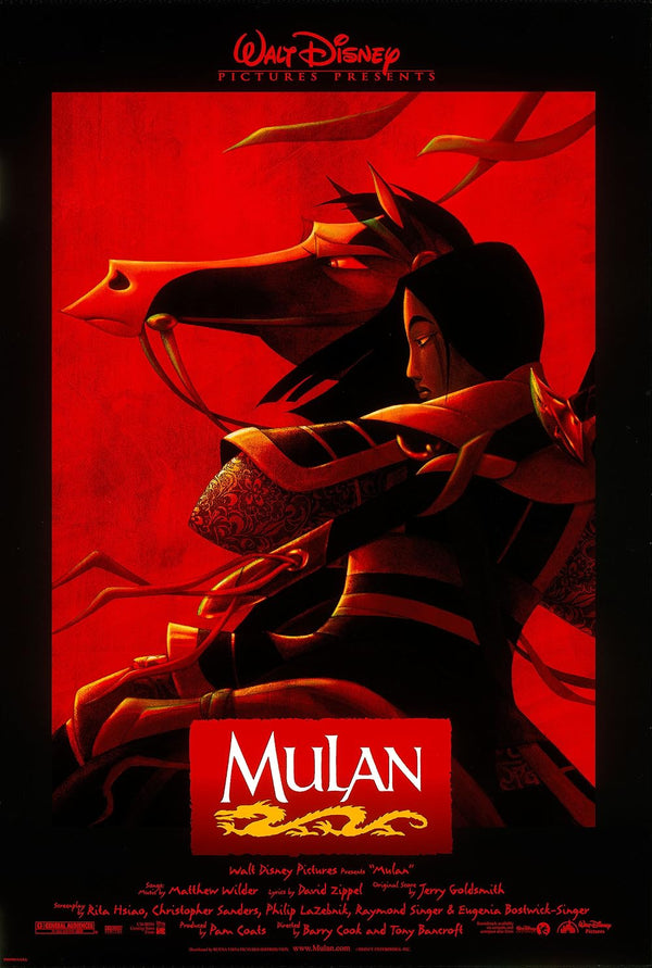 Mulan Movie Poster - Disney's Epic Adventure Film Art Movie Poster | Film Wall Art Print