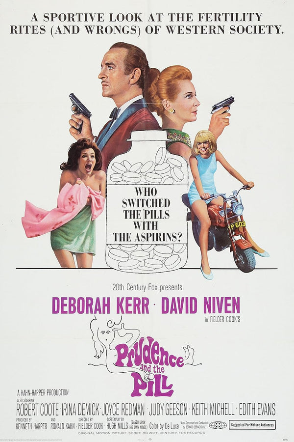 Prudence and the Pill (1968) - Hilarious Romantic Comedy Classic Movie Poster | Film Wall Art Print