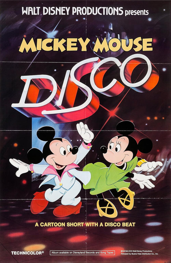 Mickey Mouse Disco Movie Poster - High Quality Print Movie Poster | Film Wall Art Print