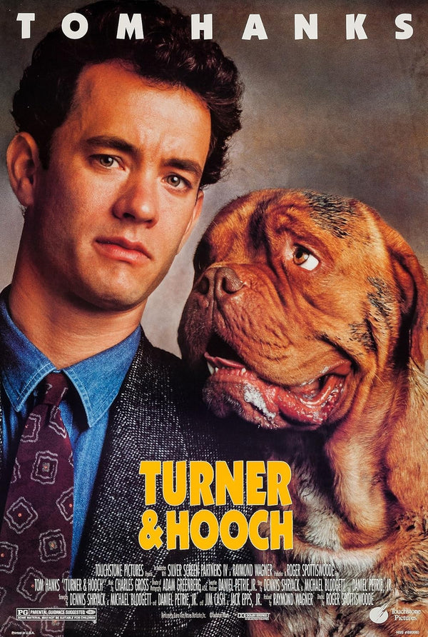 Turner and Hooch (1989) – Comedy, Crime, Drama Movie Poster Movie Poster | Film Wall Art Print