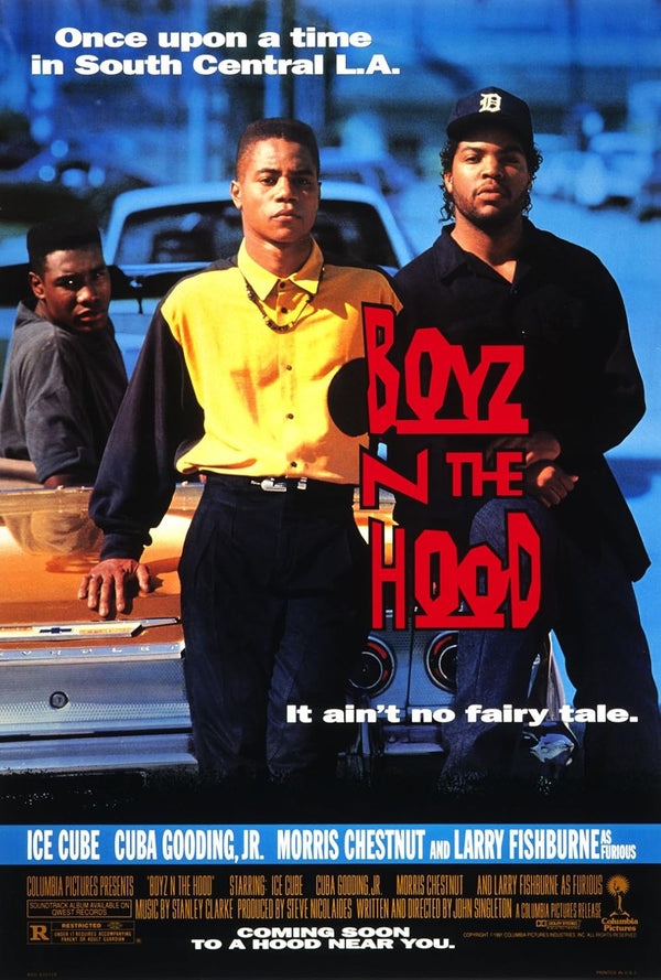 Boyz N The Hood Movie Poster - Iconic 1991 Film Art Movie Poster | Film Wall Art Print