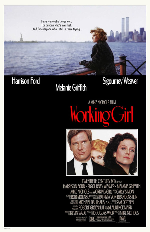 Working Girl Movie Poster - 1988 Classic Comedy Drama Movie Poster | Film Wall Art Print