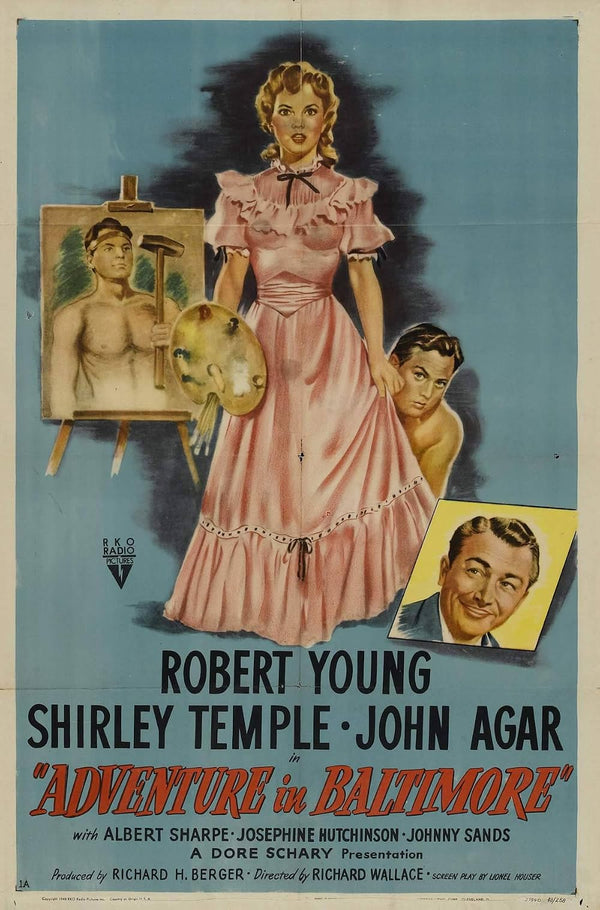 Adventure In Baltimore (1949) - Classic Comedy Drama Film Movie Poster | Film Wall Art Print