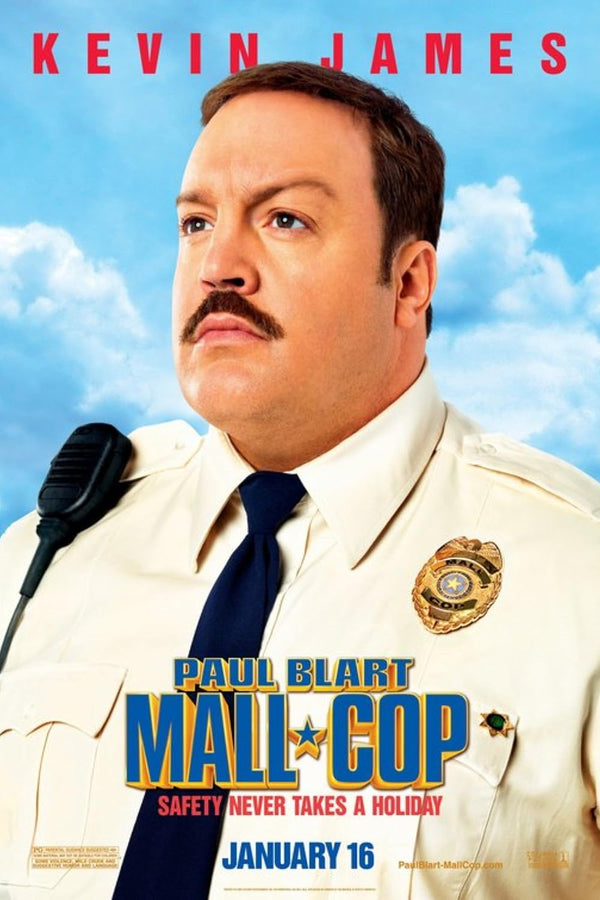 Paul Blart: Mall Cop Movie Poster - Kevin James Comedy Film Movie Poster | Film Wall Art Print