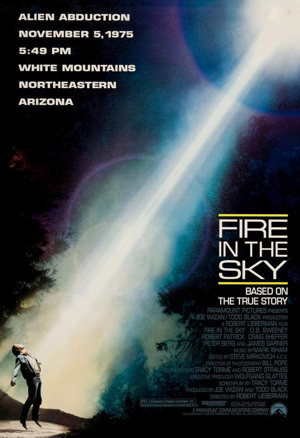 Fire in The Sky (1993) - Biography Drama Fantasy Movie Poster Movie Poster | Film Wall Art Print