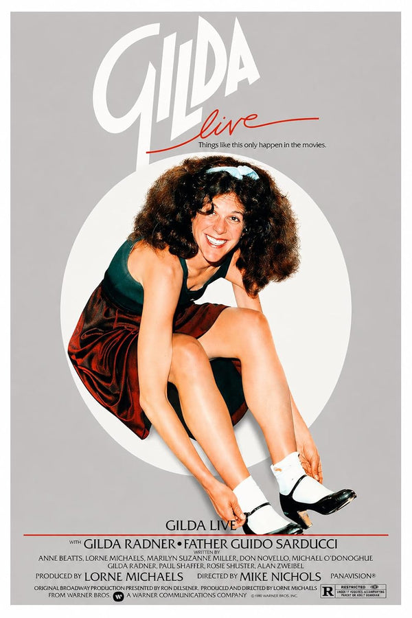 Gilda Live (1980) - Classic Comedy Movie Poster Movie Poster | Film Wall Art Print