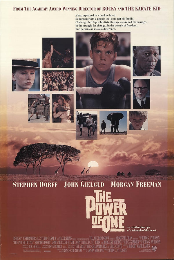 Power of One (1992) Movie Poster – Drama & Sport Film Movie Poster | Film Wall Art Print