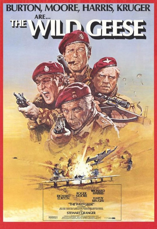 Geese (1978) Movie Poster – Action Adventure Drama Movie Poster | Film Wall Art Print