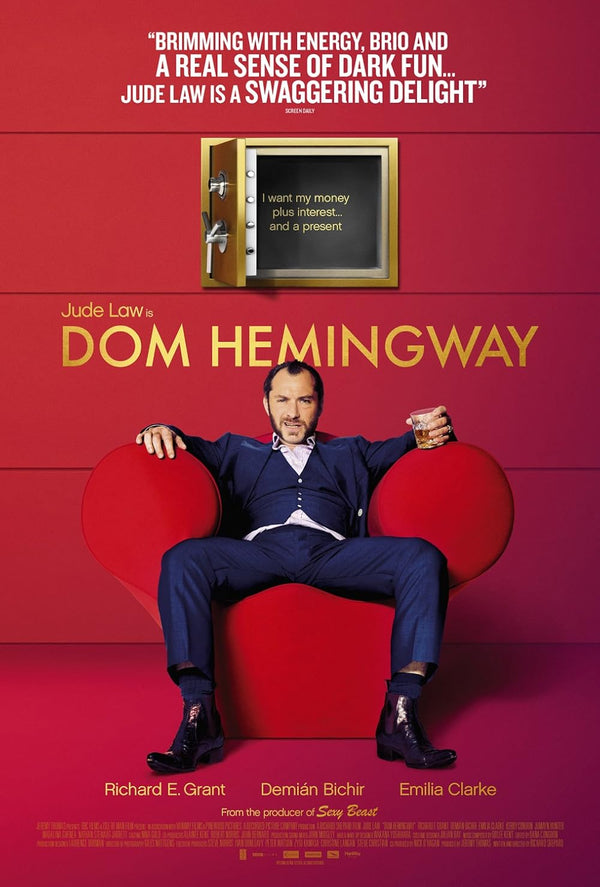 Dom Hemingway (2013) – Dark Comedy Crime Drama Poster Movie Poster | Film Wall Art Print