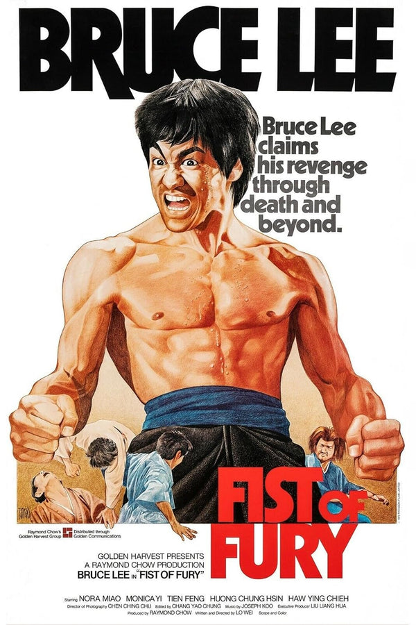 Chinese Connection (1972) - Action Drama Romance Movie Poster Movie Poster | Film Wall Art Print