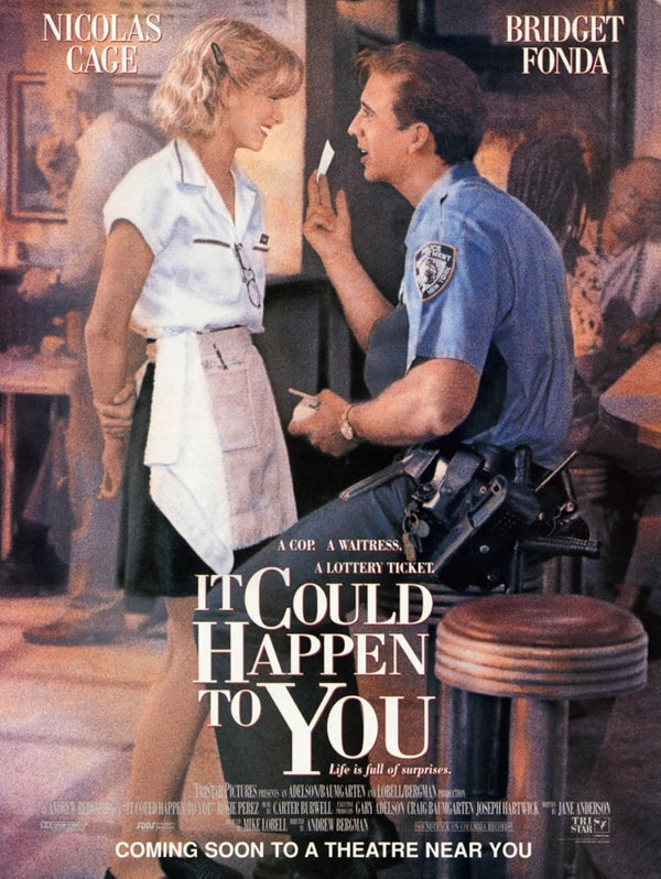 It Could Happen To You (1994) - Romantic Comedy Drama Poster Movie Poster | Film Wall Art Print