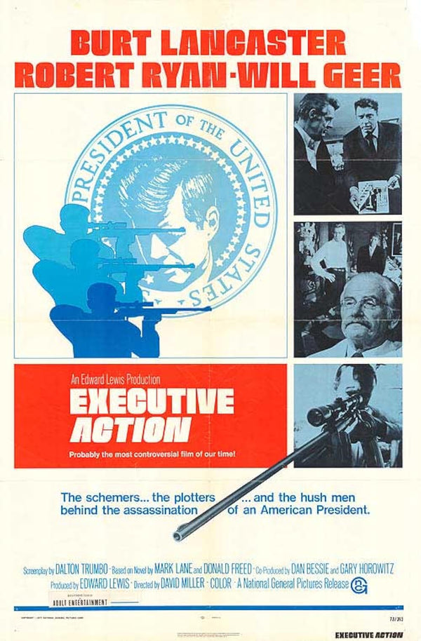 Executive Action (1973) Movie Poster – Crime Drama History Movie Poster | Film Wall Art Print