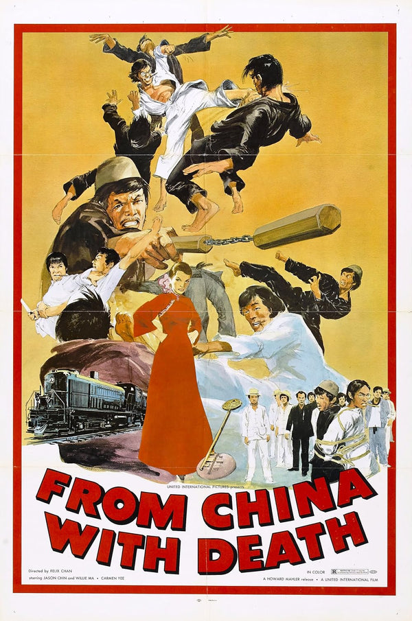 From China with Death (1974) - Action-Packed Drama Classic Movie Poster | Film Wall Art Print