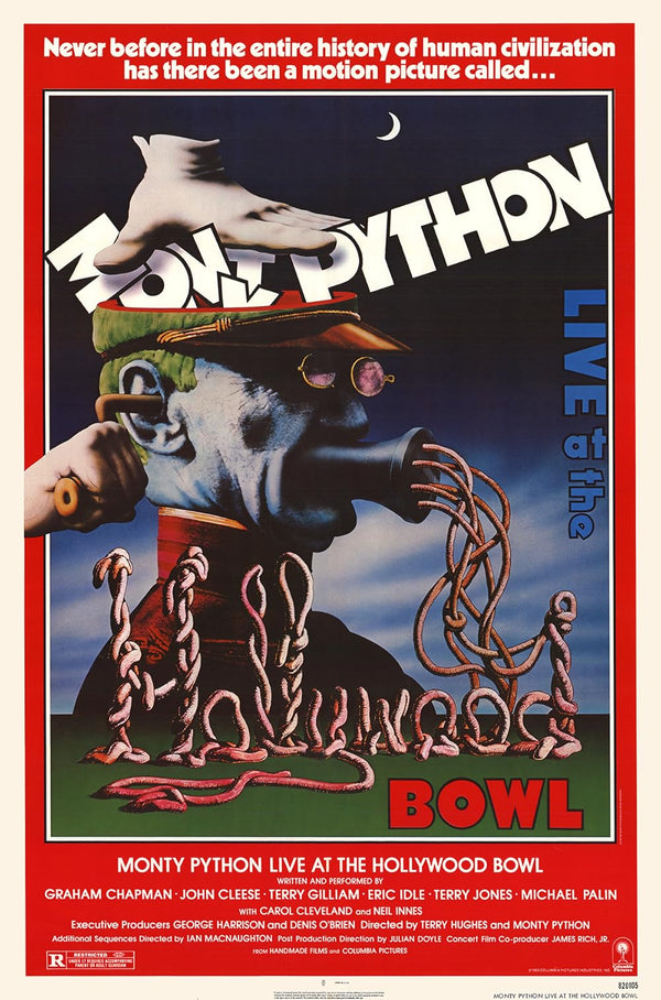 Monty Python Live at the Hollywood Bowl (1982) – Documentary Comedy Musical Movie Poster | Film Wall Art Print