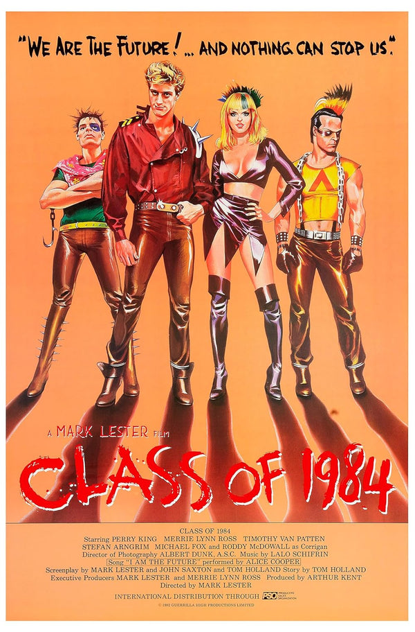 Class of 1984 (1982) - Action Crime Drama Movie Poster Movie Poster | Film Wall Art Print
