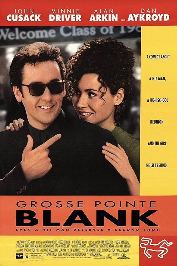 Grosse Pointe Blank Movie Poster - John Cusack Classic Movie Poster | Film Wall Art Print