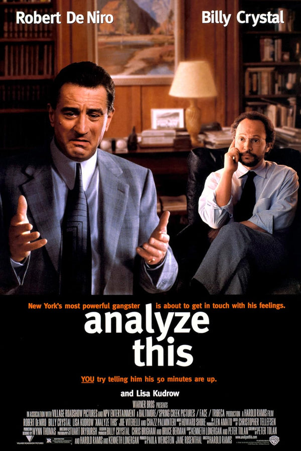 Analyze This (1999) - Dark Comedy Crime Classic Movie Poster | Film Wall Art Print