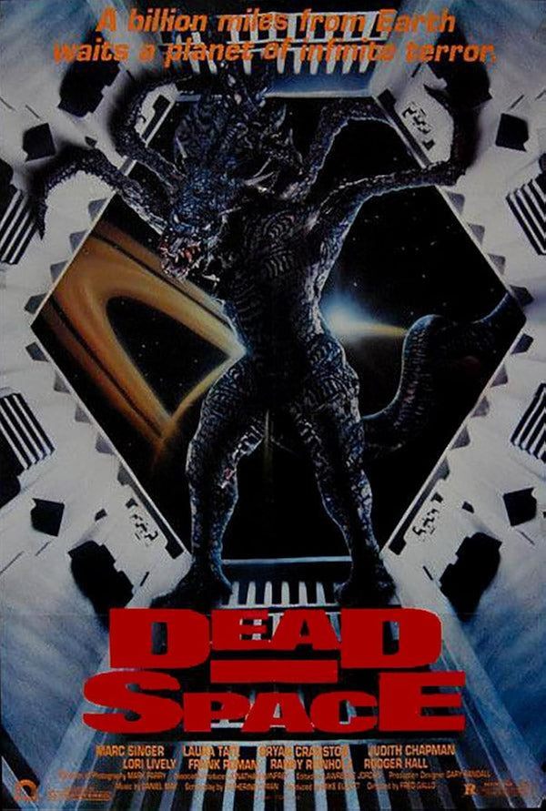 Dead Space (1991) – Horror Sci-Fi Movie Poster | Retro Sci-Fi Horror Art Movie Poster | Film Wall Art Print
