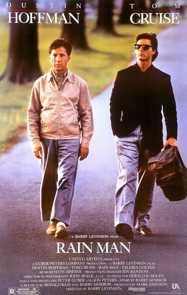 Rain Man Movie Poster - Classic Drama Film Art Print Movie Poster | Film Wall Art Print