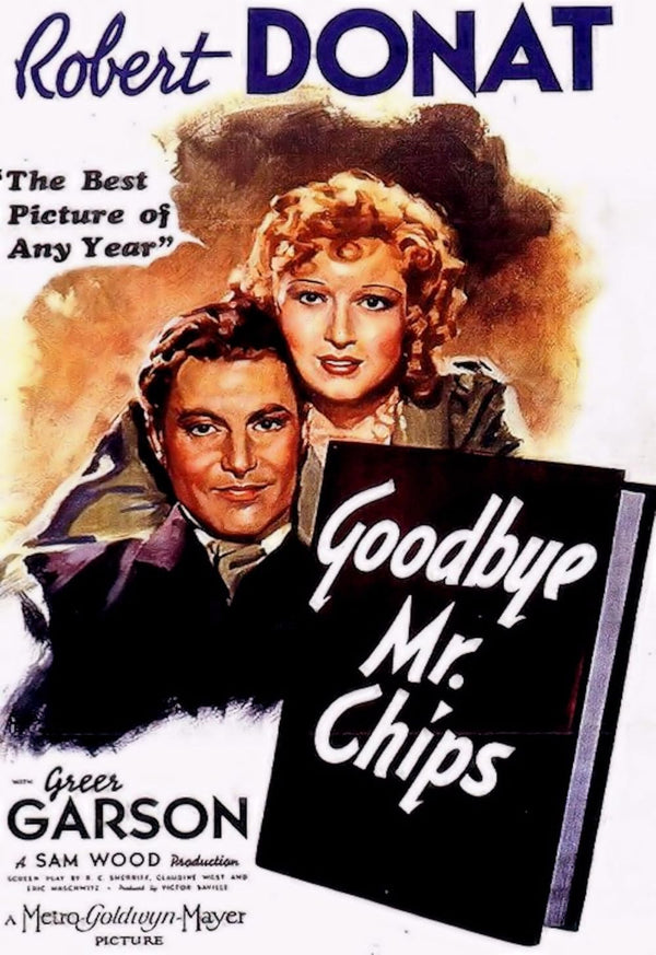 Goodbye Mr. Chips (1939) – Classic Drama & Romance Film Poster Movie Poster | Film Wall Art Print