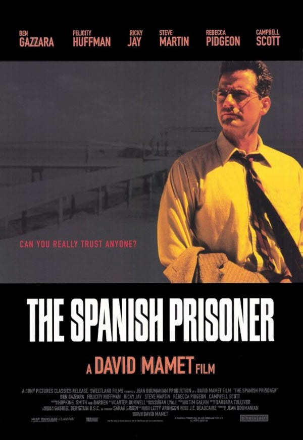 Spanish Prisoner (1997) – Drama, Mystery, Thriller Movie Poster Movie Poster | Film Wall Art Print