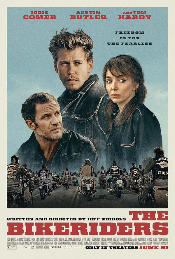 Bikeriders 2023 Movie Poster – Crime & Drama Thriller Movie Poster | Film Wall Art Print
