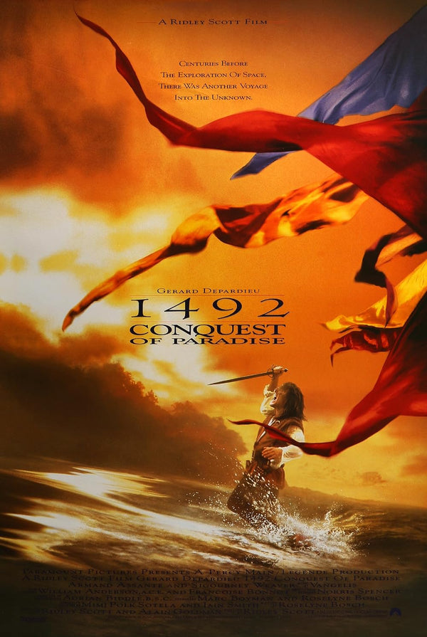 1492: Conquest Of Paradise Movie Poster – Adventure Drama Movie Poster | Film Wall Art Print