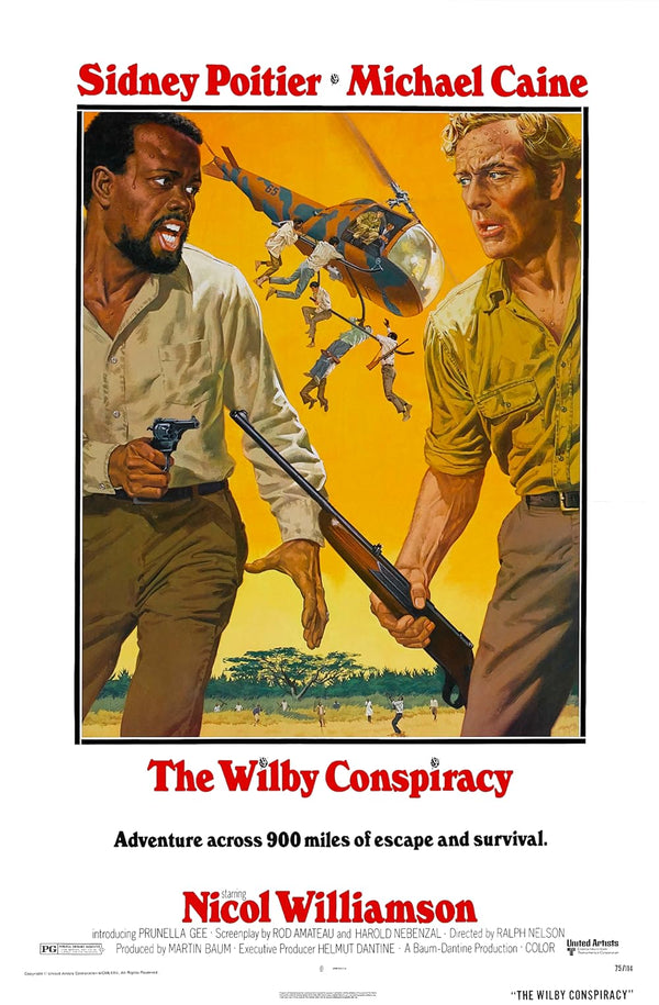 Wilby Conspiracy (1975) – Action Adventure Drama Movie Poster Movie Poster | Film Wall Art Print