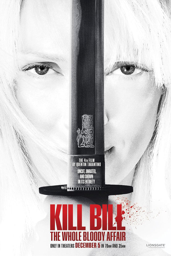 Kill Bill: Whole Bloody Affair Movie Poster 2004 Action Crime Thriller Movie Poster | Film Wall Art Print