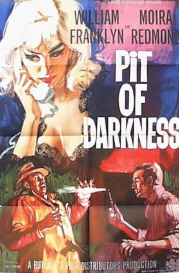 Pit of Darkness (1961) – Crime Thriller Movie Poster Movie Poster | Film Wall Art Print