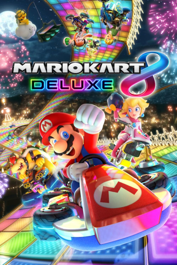 Mario Kart Deluxe: Action Adventure Family Racing Game Movie Poster | Film Wall Art Print