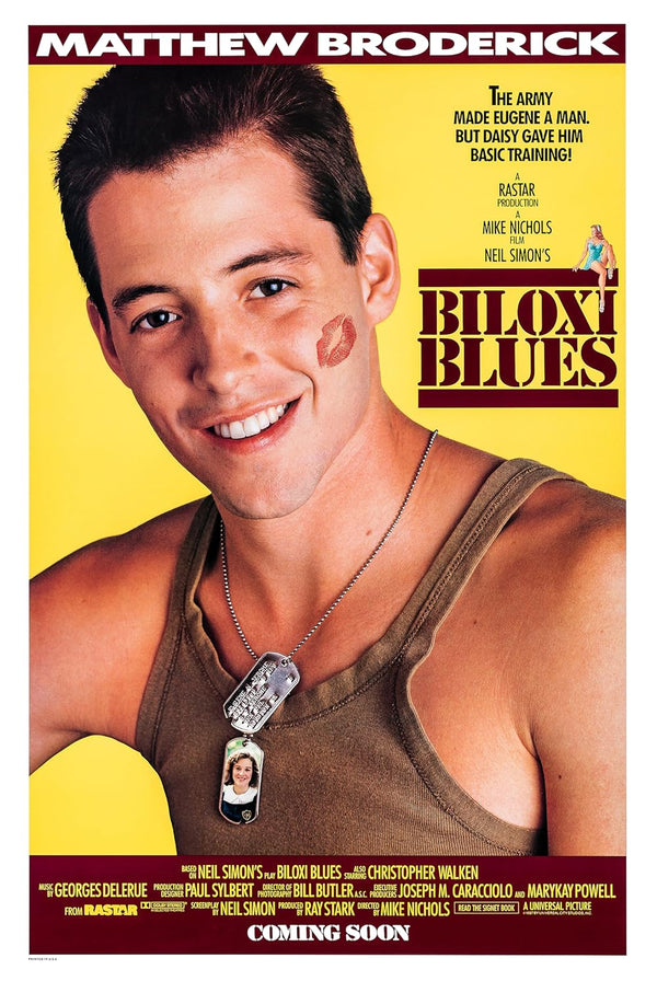 Biloxi Blues (1988) - Comedy Drama Movie Poster Movie Poster | Film Wall Art Print