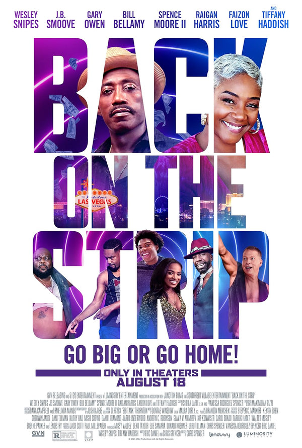 Back on the Strip (2023) - Hilarious Comedy Drama Movie Poster | Film Wall Art Print