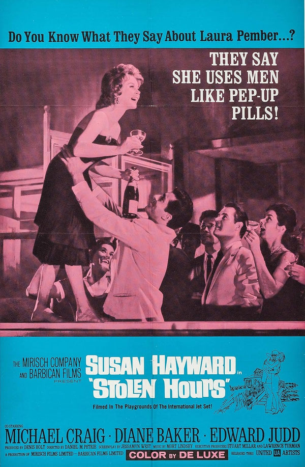 Stolen Hours (1963) - Classic Drama Movie Poster Movie Poster | Film Wall Art Print