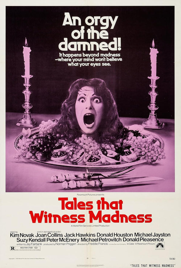 Tales That Witness Madness (1973) - A Haunting Horror Classic Movie Poster | Film Wall Art Print