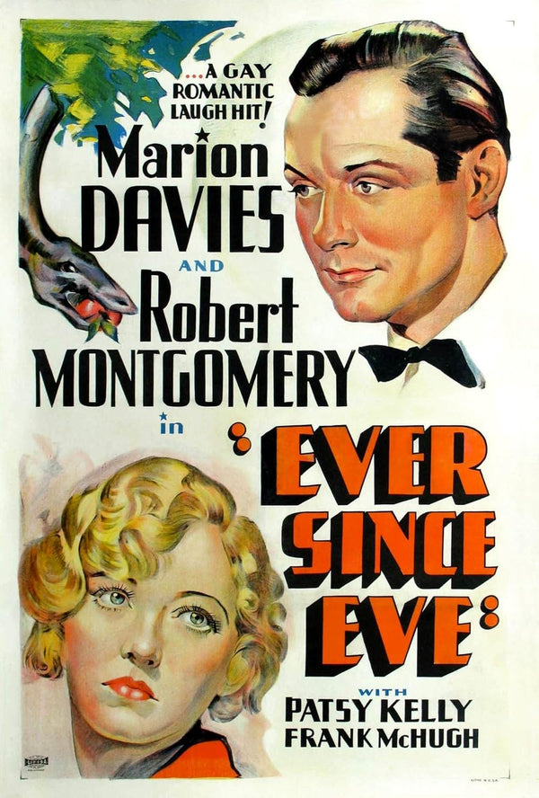 Ever Since Eve (1937) - Classic Comedy Romance Movie Poster Movie Poster | Film Wall Art Print