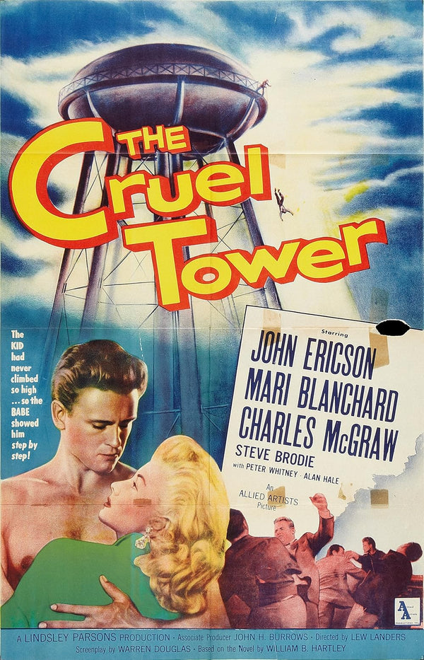 Cruel Tower (1956) - Adventure & Romance Classic Movie Poster Movie Poster | Film Wall Art Print