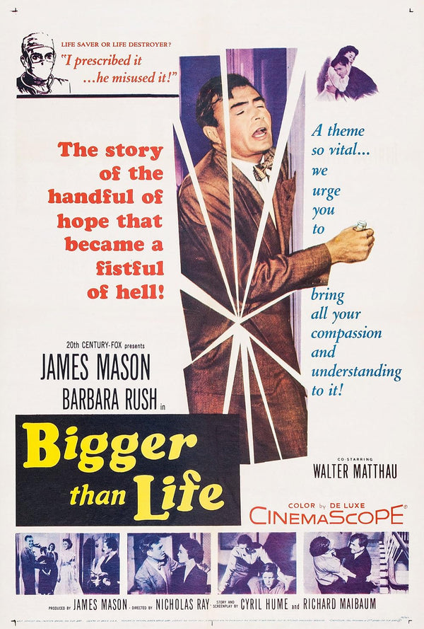 Bigger Than Life (1956) - Classic Drama Movie Poster Movie Poster | Film Wall Art Print