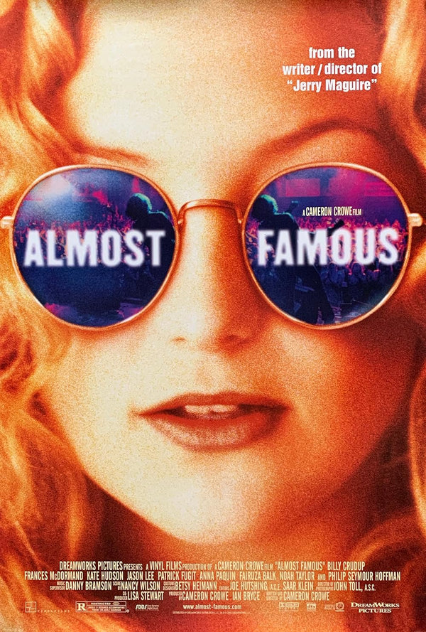 Almost Famous Movie Poster | Cameron Crowe Classic Film Art Movie Poster | Film Wall Art Print