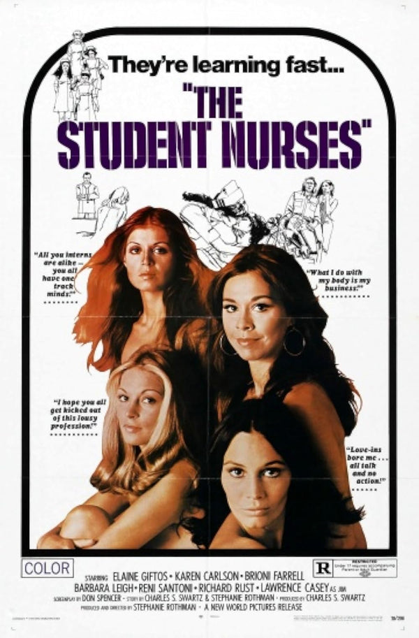 Student Nurses (1970) Drama Poster – Explore Classic Film Movie Poster | Film Wall Art Print
