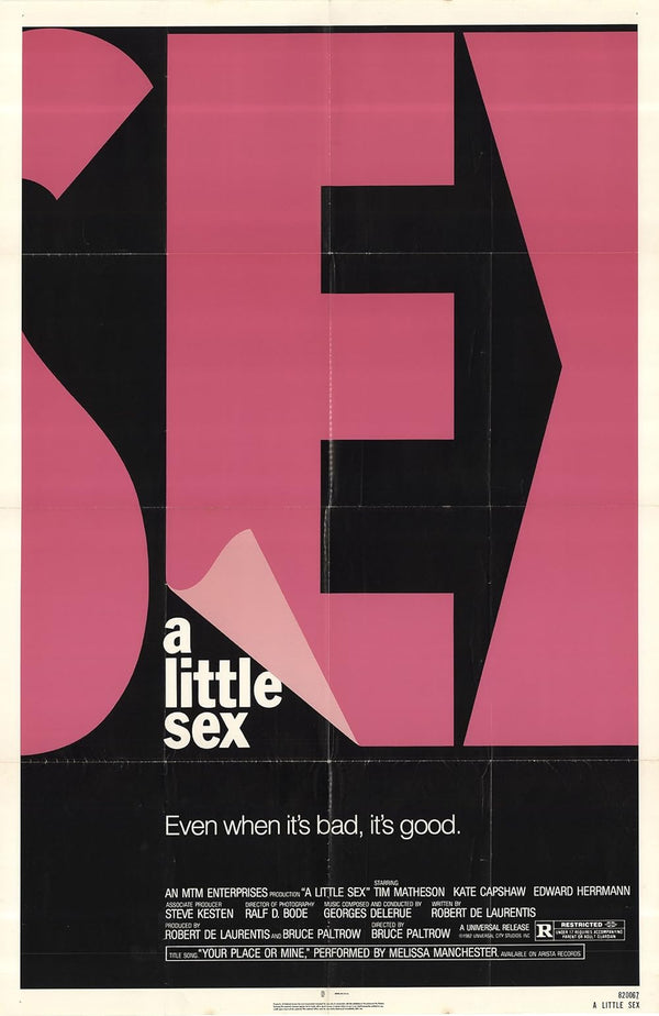 Little Sex (1982) - A Hilarious Romantic Comedy Movie Poster | Film Wall Art Print