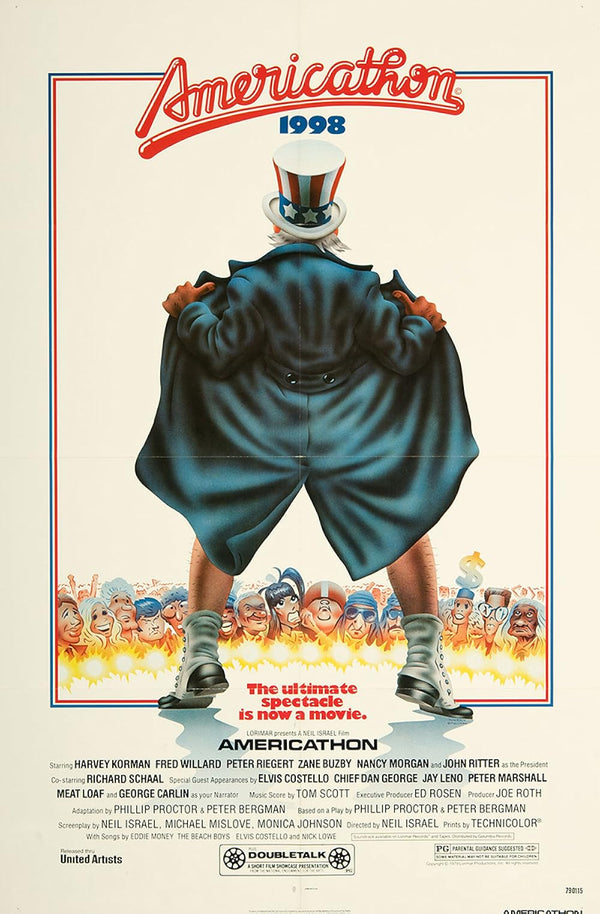 Americathon (1979) - A Hilarious Musical Comedy Adventure Movie Poster | Film Wall Art Print