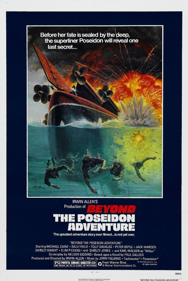 Beyond the Poseidon Adventure (1979) - Action Adventure Movie Poster Movie Poster | Film Wall Art Print