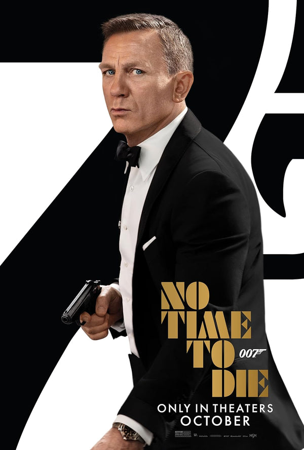 No Time to Die Movie Poster - James Bond 007 Official Artwork Movie Poster | Film Wall Art Print