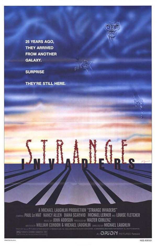 Strange Invaders (1983) - Horror Sci-Fi Thriller Poster Movie Poster | Film Wall Art Print