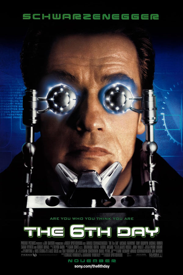 Sixth Day (2000) - Action, Mystery, Sci-Fi Movie Poster Movie Poster | Film Wall Art Print