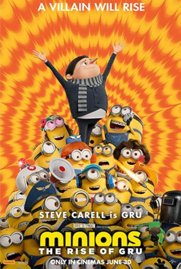Minions: The Rise of Gru Movie Poster – Fun & Adventure! Movie Poster | Film Wall Art Print